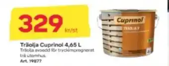 Byggmax Träolja cuprinol erbjuda
