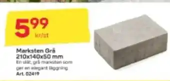 Byggmax Marksten Grå erbjuda