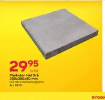 Byggmax Marksten Hel Grå erbjuda