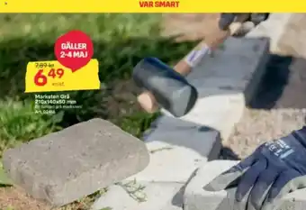 Byggmax Marksten Grå erbjuda
