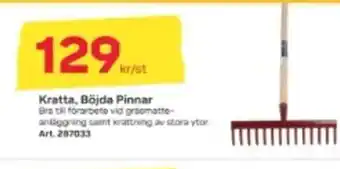 Byggmax Kratta, Böjda Pinnar erbjuda