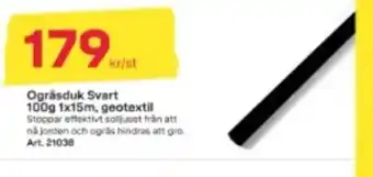 Byggmax Ogräsduk Svart erbjuda
