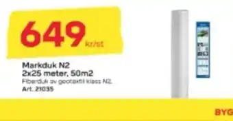 Byggmax Markduk N2 erbjuda