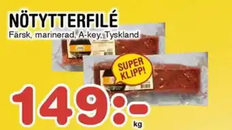 Nya Pulsen NÖTYTTERFILÉ erbjuda