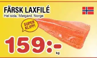 Nya Pulsen FÄRSK LAXFILÉ erbjuda