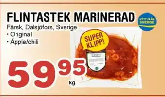 Nya Pulsen FLINTASTEK MARINERAD erbjuda