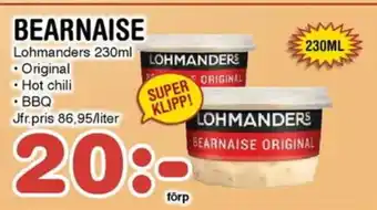 Nya Pulsen BEARNAISE erbjuda