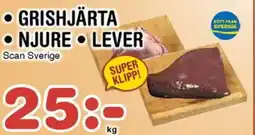 Nya Pulsen • GRISHJÄRTA • NJURE • LEVER erbjuda