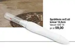 Selfmade Sprättkniv m/2 stl knivar 14,5cm erbjuda