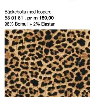 Selfmade Bäckebölja med leopard erbjuda