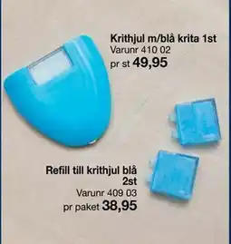 Selfmade Refill till krithjul blå 2st erbjuda