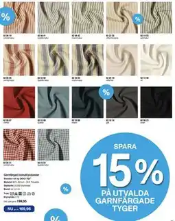 Selfmade Garnfärgad bomull/polyester erbjuda