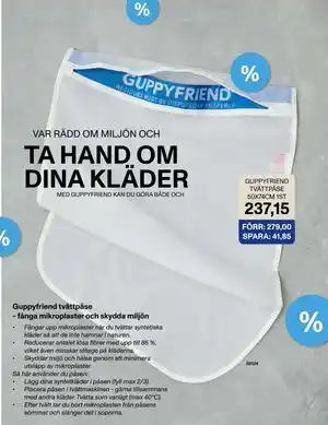 Selfmade GUPPYFRIEND TVÄTTPÅSE 50X74CM 1ST erbjuda
