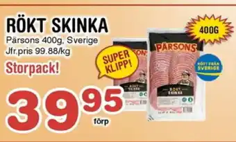 Nya Pulsen RÖKT SKINKA erbjuda