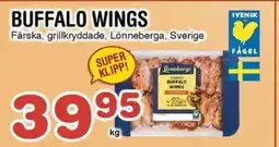 Nya Pulsen BUFFALO WINGS erbjuda