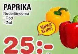 Nya Pulsen PAPRIKA erbjuda