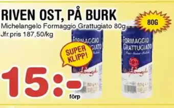 Nya Pulsen RIVEN OST, PÅ BURK erbjuda