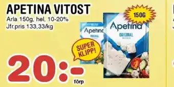 Nya Pulsen APETINA VITOST erbjuda