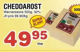 Nya Pulsen CHEDDAROST erbjuda