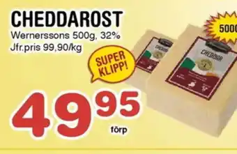 Nya Pulsen CHEDDAROST erbjuda