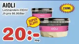 Nya Pulsen AIOLI erbjuda