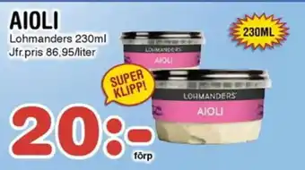Nya Pulsen AIOLI erbjuda