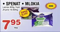 Nya Pulsen SPENAT MLOKIA erbjuda