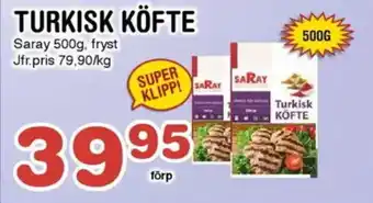 Nya Pulsen TURKISK KÖFTE erbjuda