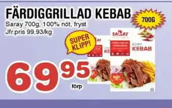 Nya Pulsen FÄRDIGGRILLAD KEBAB erbjuda
