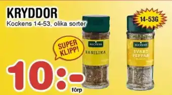 Nya Pulsen KRYDDOR erbjuda