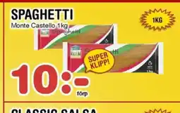 Nya Pulsen SPAGHETTI erbjuda