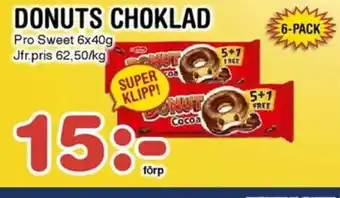 Nya Pulsen DONUTS CHOKLAD erbjuda