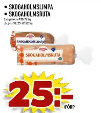 Nya Pulsen SKOGAHOLMSLIMPA •SKOGAHOLMSRUTA erbjuda