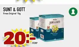 Nya Pulsen SUNT & GOTT Finax Original 1kg erbjuda