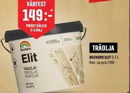 XL-Bygg Beckers elit erbjuda