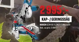 XL-Bygg Bosch gcm 80 sj m/utdragbar erbjuda