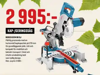 XL-Bygg BOSCH Gcm 80 sj erbjuda