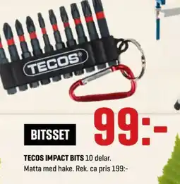 XL-Bygg TECOS Impact bits erbjuda