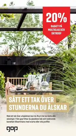 XL-Bygg Sätt ett tak över stunderna du älskar erbjuda