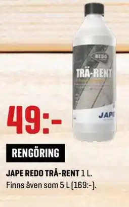 XL-Bygg Jape redo trä-rent erbjuda