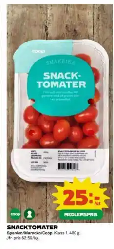 Coop Snacktomater erbjuda