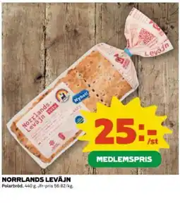 Coop Norrlands leväjn Polarbröd erbjuda