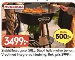 Bo Ohlsson Stekhällsset gasol 58LL. erbjuda