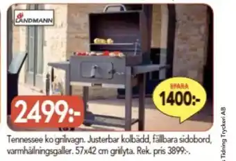 Bo Ohlsson Tennessee kolgrillvagn erbjuda