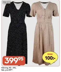 Bo Ohlsson Klänning. XS-XXL erbjuda