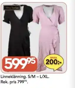 Bo Ohlsson Linneklänning. S/M - L/XL erbjuda