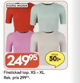 Bo Ohlsson Finstickad top. XS-XL erbjuda