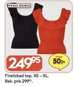 Bo Ohlsson Finstickad top. XS-XL erbjuda