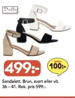 Bo Ohlsson Sandalett. Brun, svart eller vit erbjuda