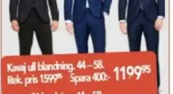 Bo Ohlsson Byxa ull blandning erbjuda